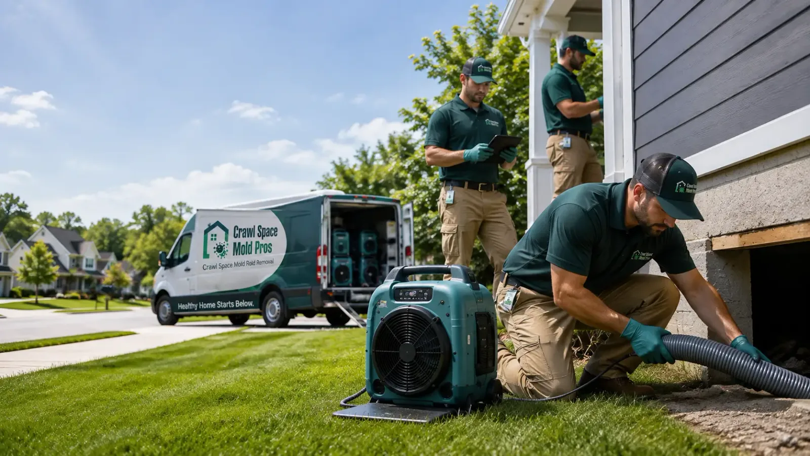 Crawl Space Mold Removal in Orosi, CA